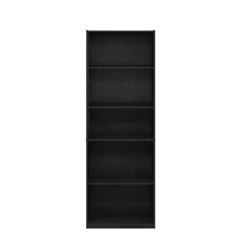 Espresso Five Tiers Bookshelf
