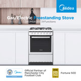 Midea 24DMS4G113 60cm Freestanding Gas Cooker