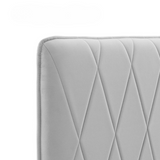 Palma Bed Frame Light Grey Double
