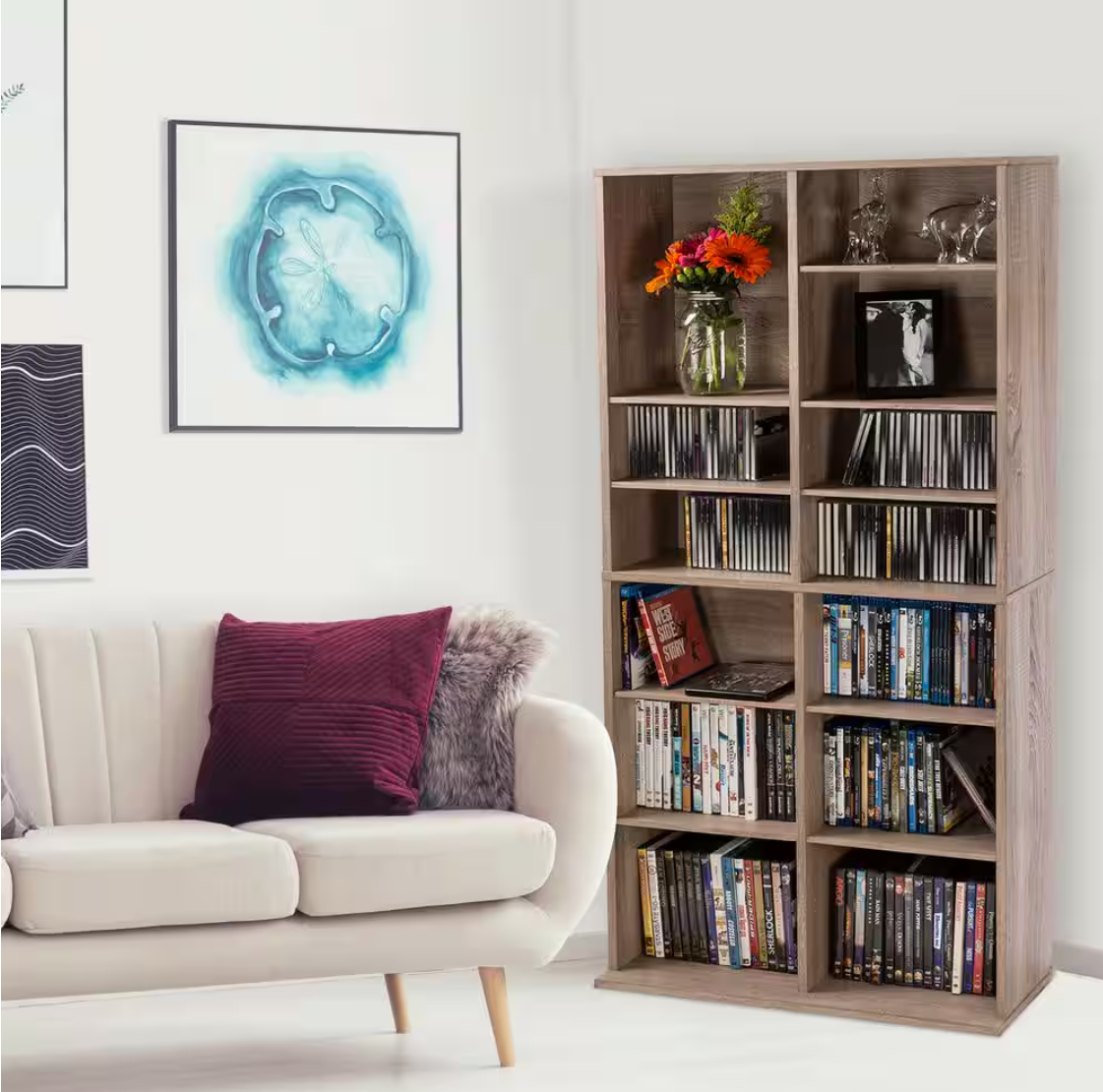 Rame Weathered Oak Cabinet