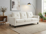 Neeve 3 Seater Sofa Velvet Cream