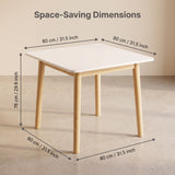 Metro Compact Dining Table - White