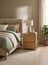 Elmwood Oak Bedside Table