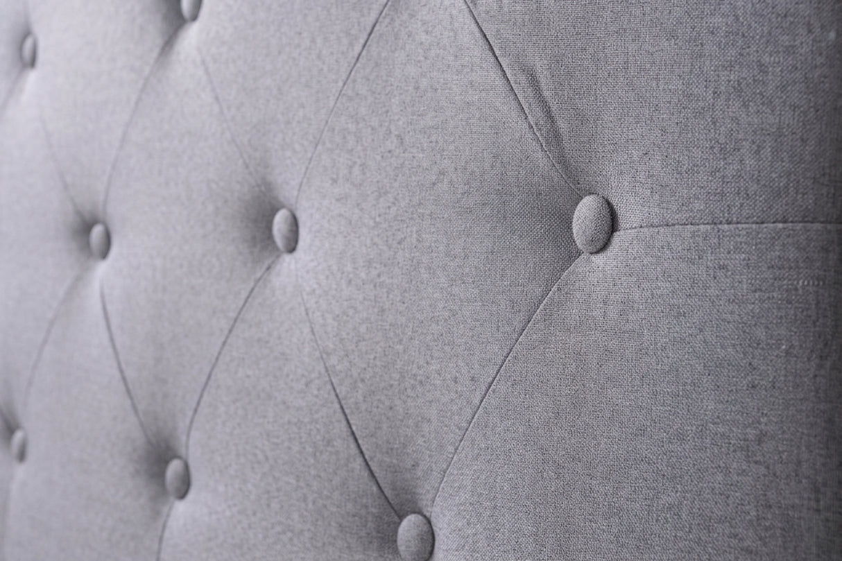 Fenland Headboard Light Grey Single