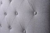 Fenland Headboard Light Grey Single