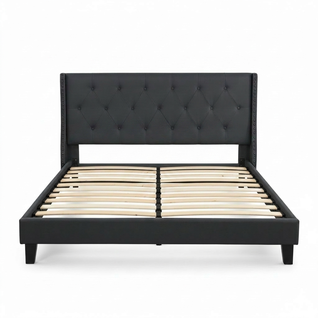 Cullwick Bed Frame Dark Grey Queen