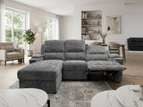 The Aston 3-Seater Reclining Chaise Lounge with Storage