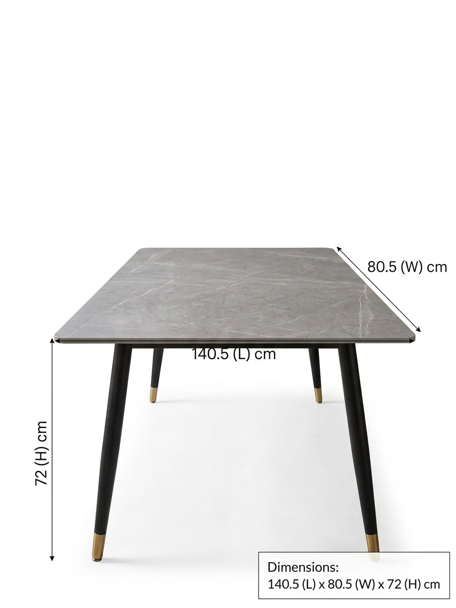 Eclipse Dining Table - Grey Top