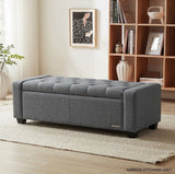 Warren Ottoman Grey