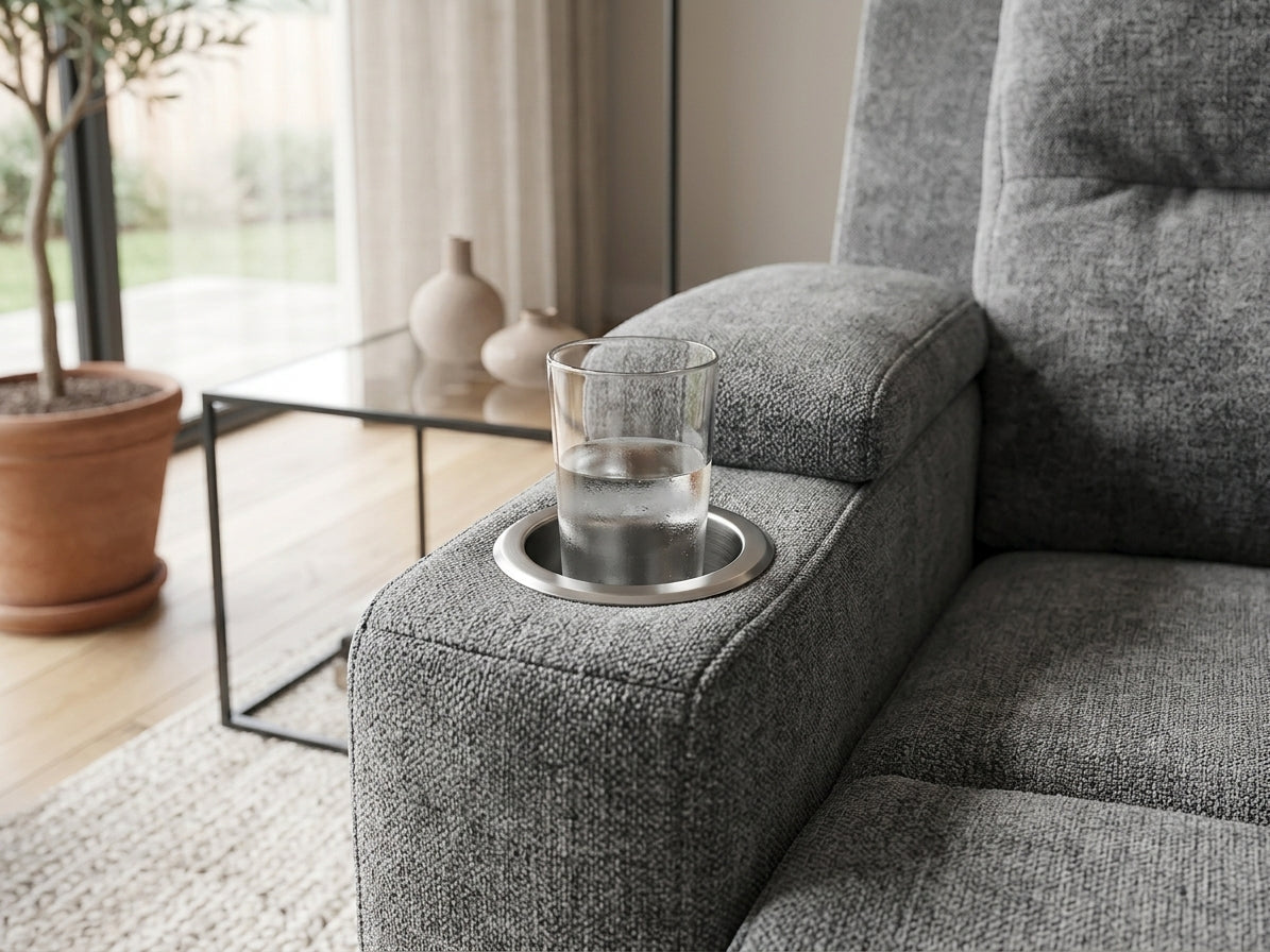 The Aston 3-Seater Reclining Chaise Lounge with Storage