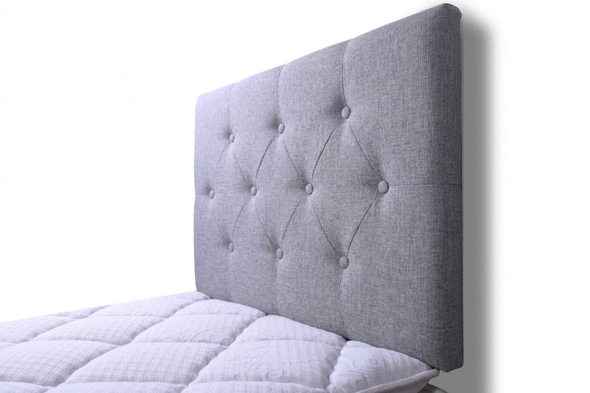 Fenland Headboard Light Grey  King Single