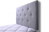 Fenland Headboard Light Grey Single