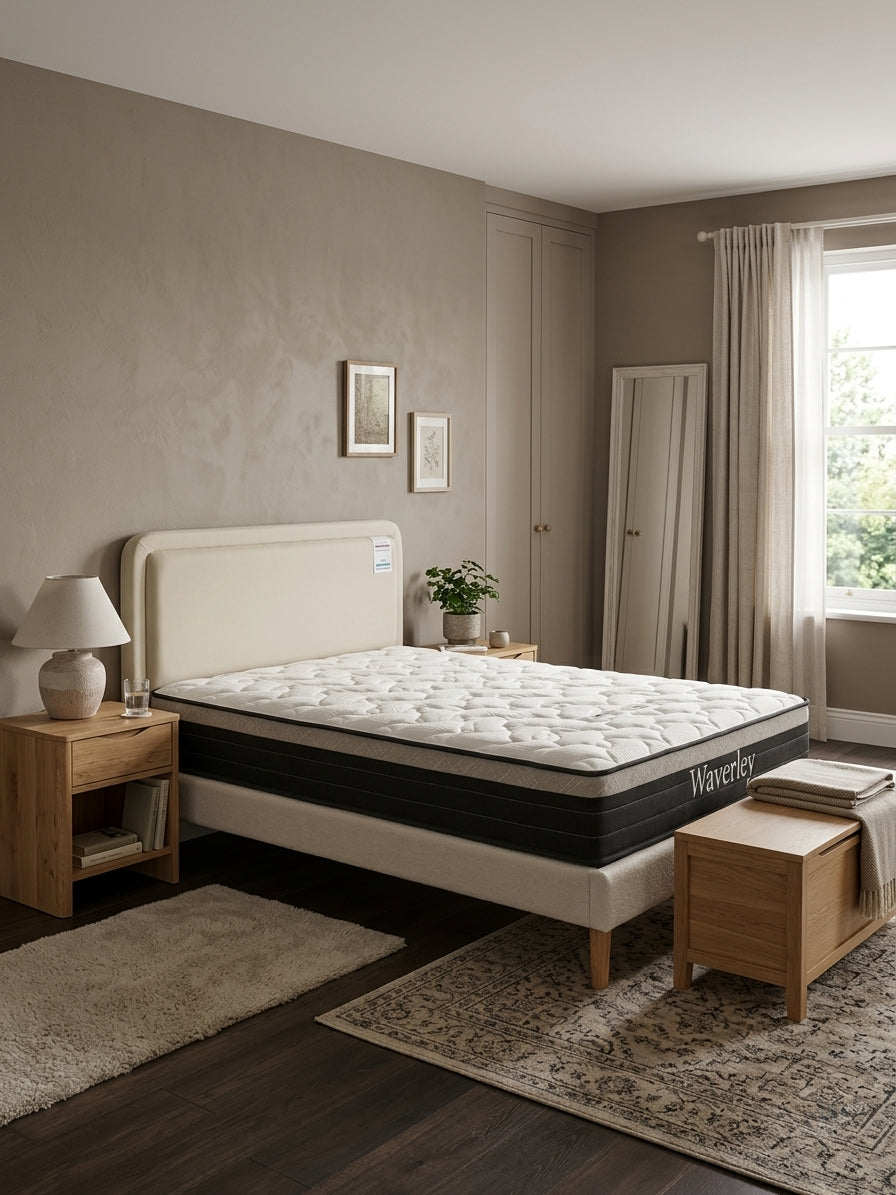 Mansel Bed Frame White Full (Double)