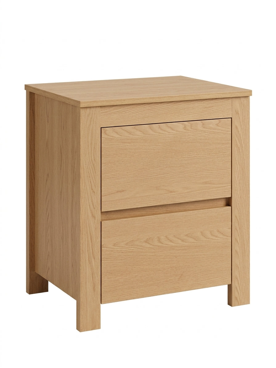 Elmwood Oak Bedside Table