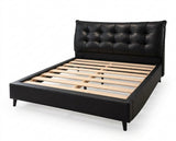 Mason Tufted Bed Frame - Queen Black