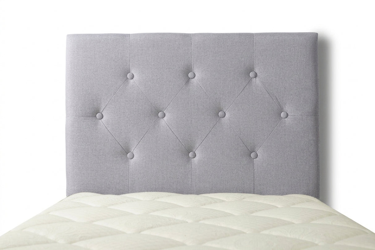 Fenland Headboard Light Grey  King Single