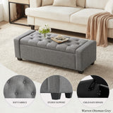 Warren Ottoman Grey