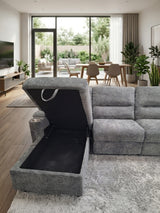 The Aston 3-Seater Reclining Chaise Lounge with Storage