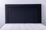 Jessamine Headboard Black Velvet Single