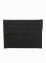 Nero Free Standing Headboard Black Velvet Queen