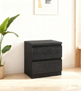 Elcoat Bedside Table Black