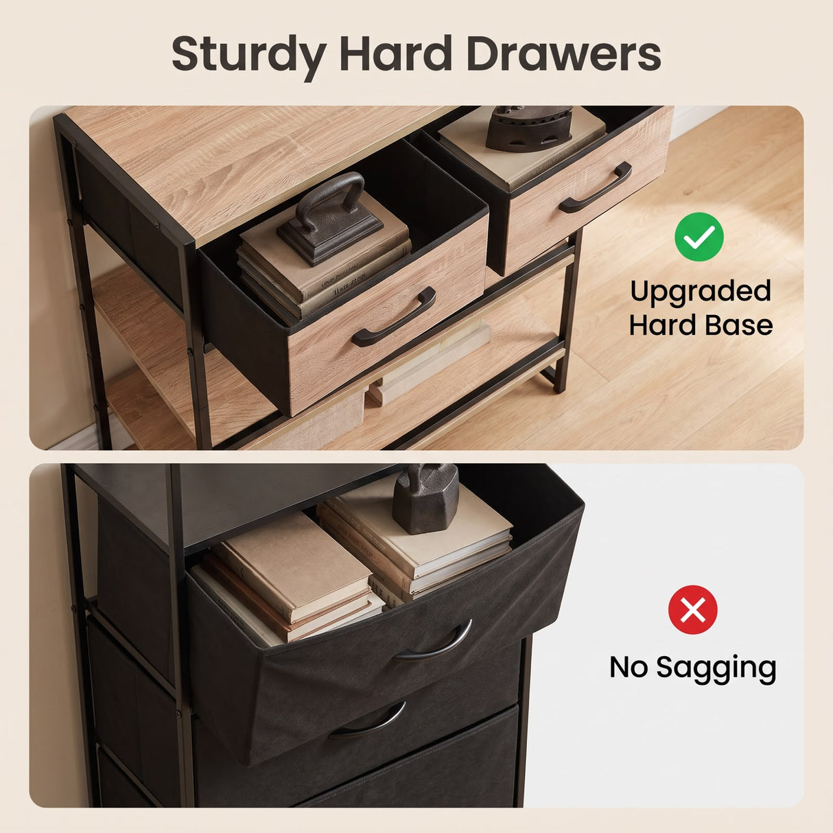 Metro Iron & Wood 5-Tier Shoe Rack