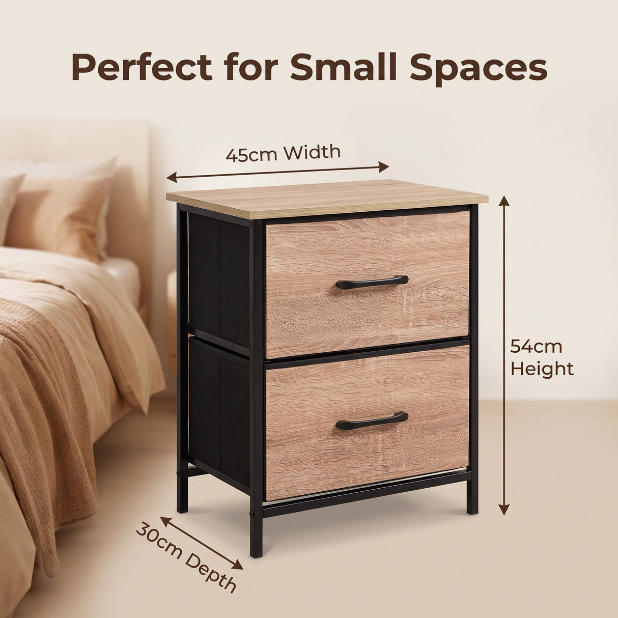 Maskell Bedside Table