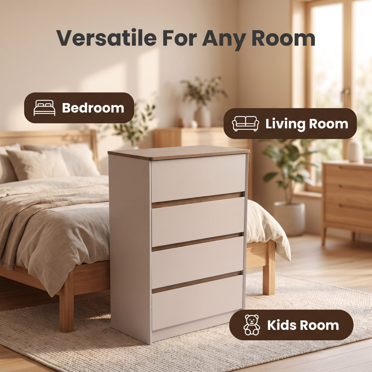 The Stockholm 4-Drawer Set