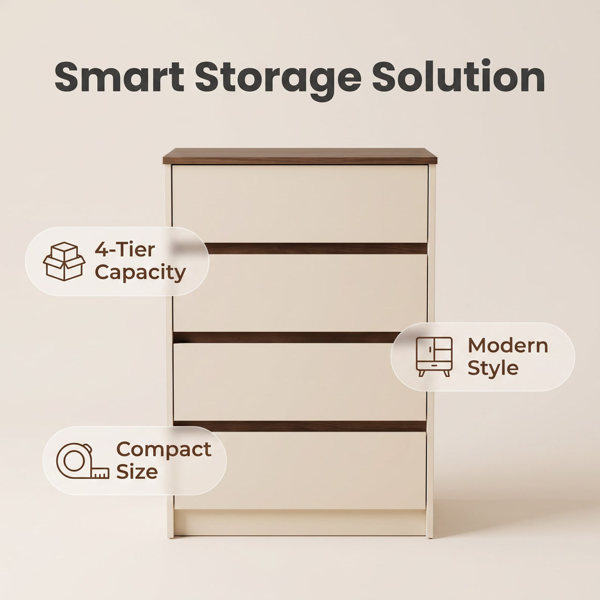 The Stockholm 4-Drawer Set
