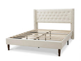 Naylor Bed Frame Beige Queen