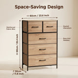 Maskell Five Drawers