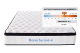 Mono Mattress with Cashmere Fabric Queen
