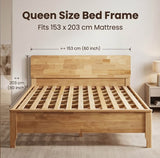 Solid Pine Queen Bed Frame