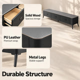 Luxe Sintered Stone TV Entertainment Unit - Black