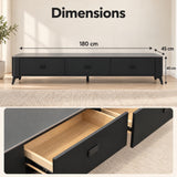 Luxe Sintered Stone TV Entertainment Unit - Black