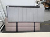 Josie Headboard Light Grey Double