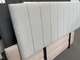 Josie Headboard Light Grey Double