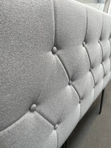 Fenland Headboard Light Grey Double