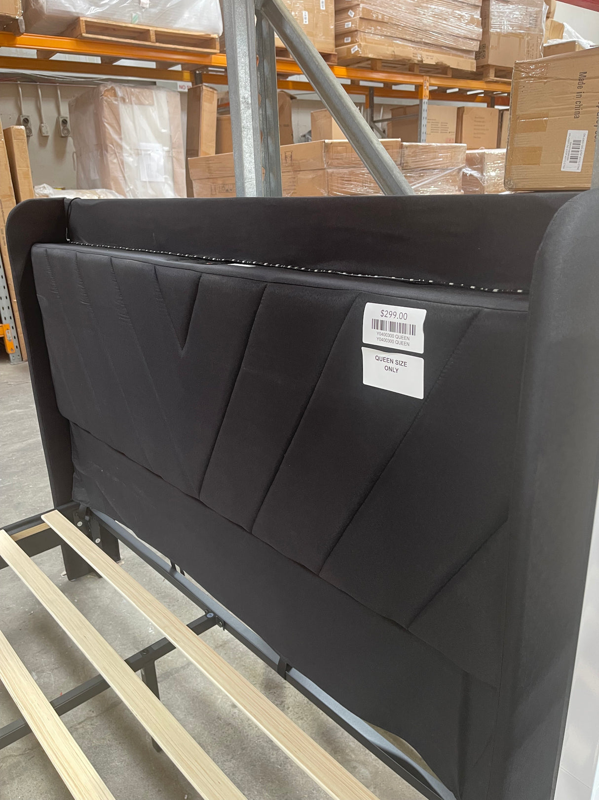 Parrish Bed Frame Black Queen