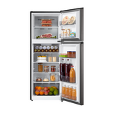 Midea 236L Fridge Freezer Grey Stainless Steel