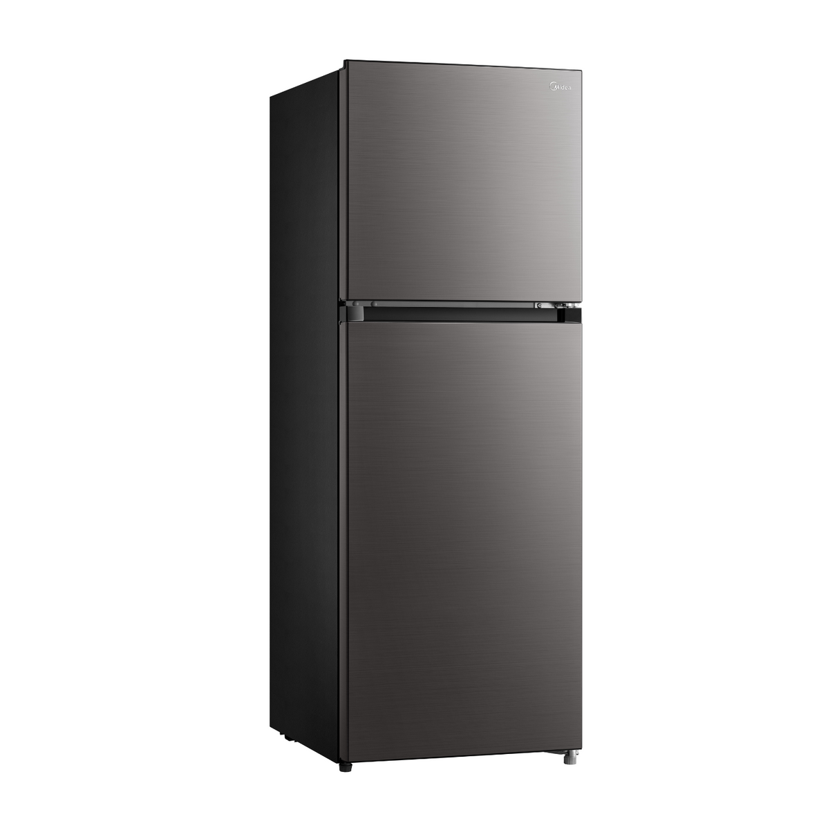 Midea 236L Fridge Freezer Grey Stainless Steel