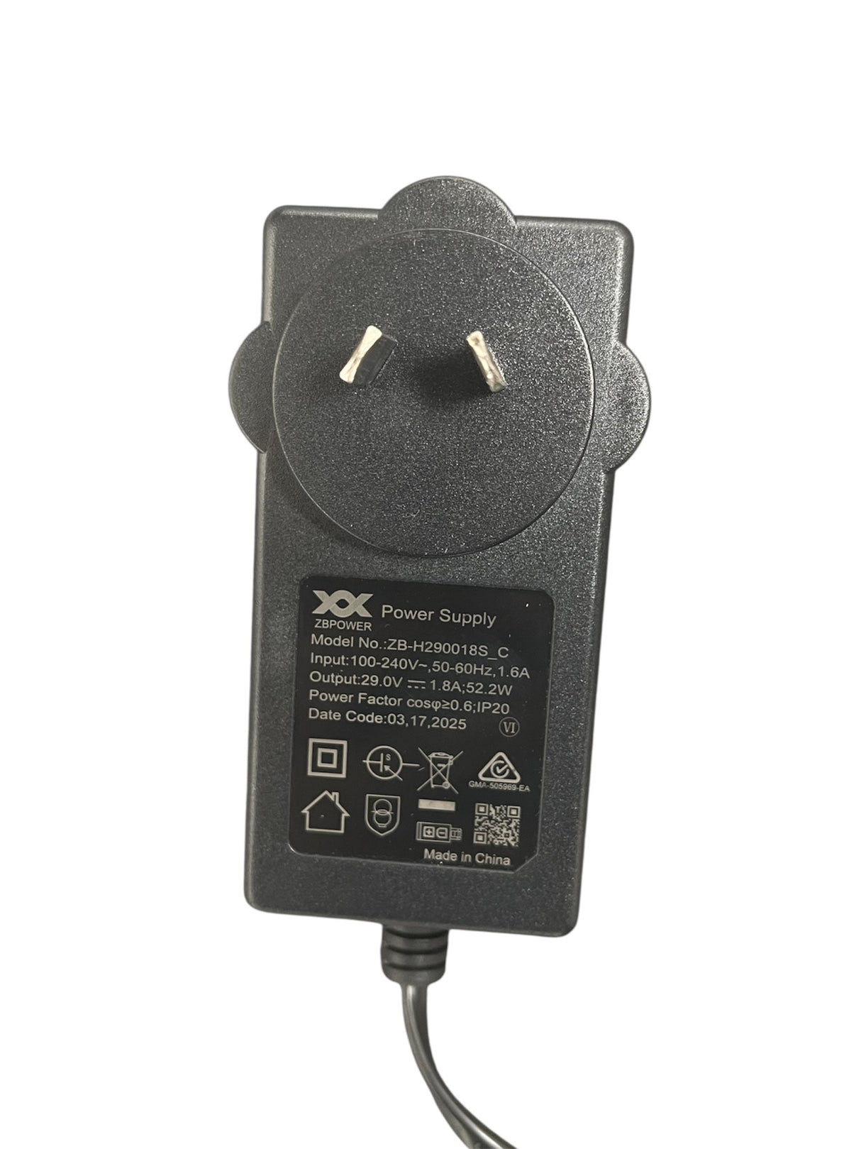 ErgoLift Single Motor Sit Stand Desk with Drawer White 1.2m