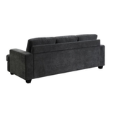 Pycroft 3 Seater Sofa Dark Grey