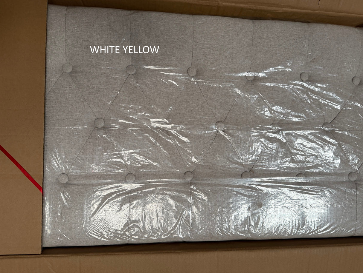 Warren Ottoman White