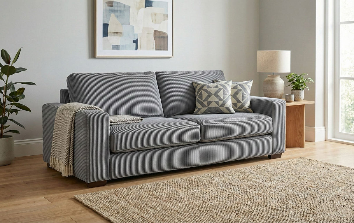 Ace 3-Seater Sofa Grey