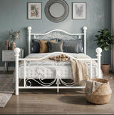Butterfly Bed Frame Queen White