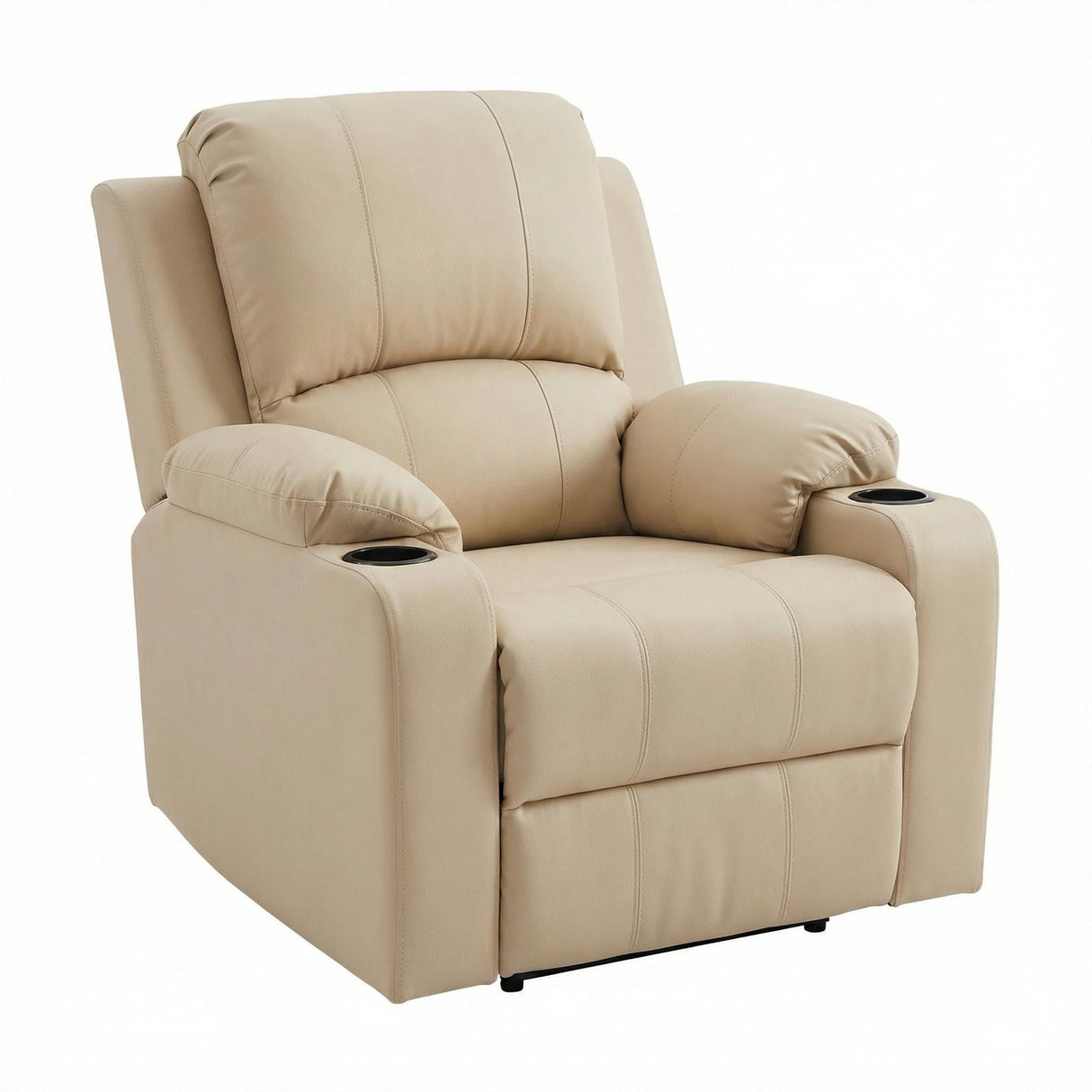 Cyril Recliner 1 seater PVC Beige
