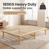 Aura Solid Pine Wood Bed Frame Double