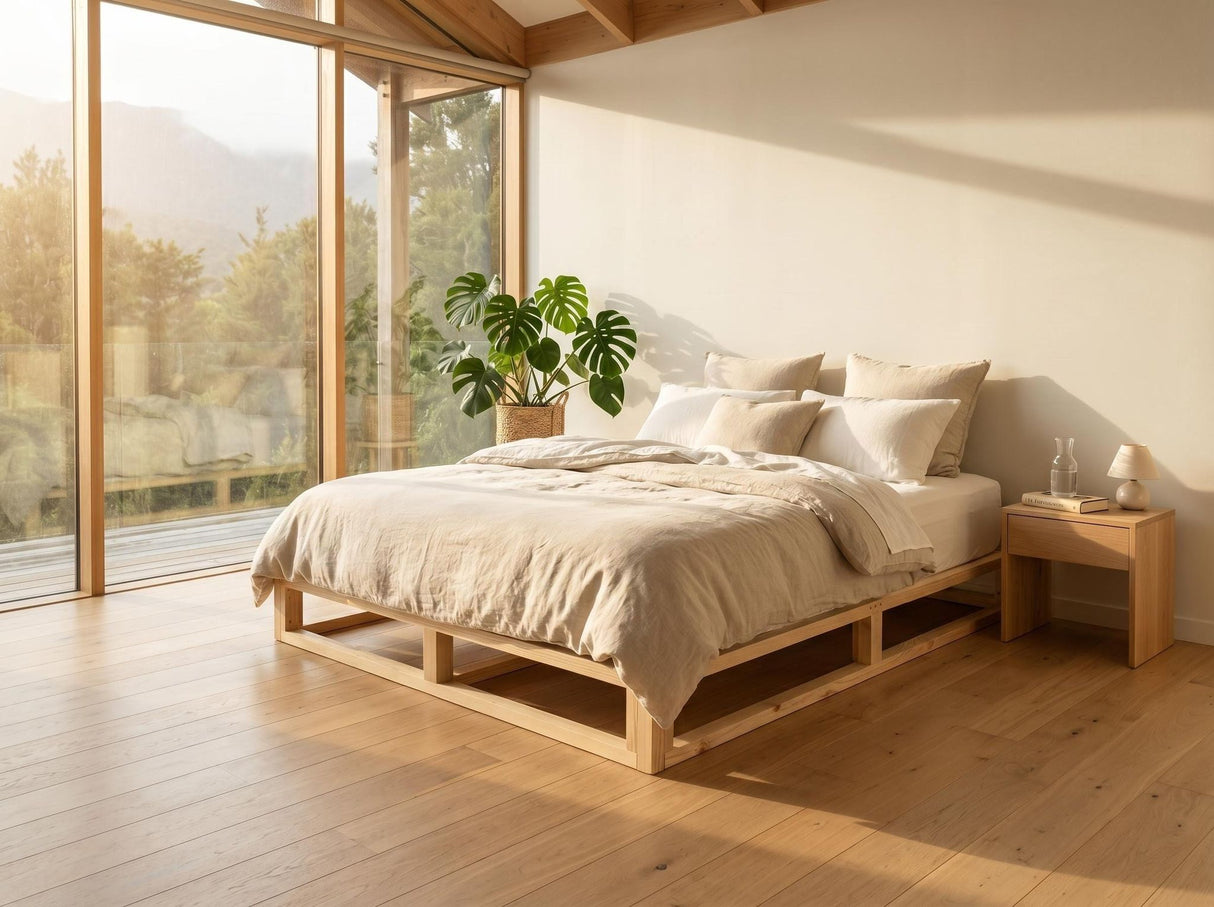 Slumber Solid Pine Wood Base Double