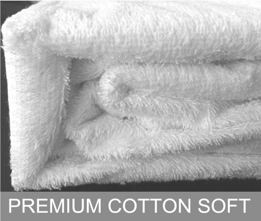 Cotton/Poly Terry Waterproof Mattress Protector Double